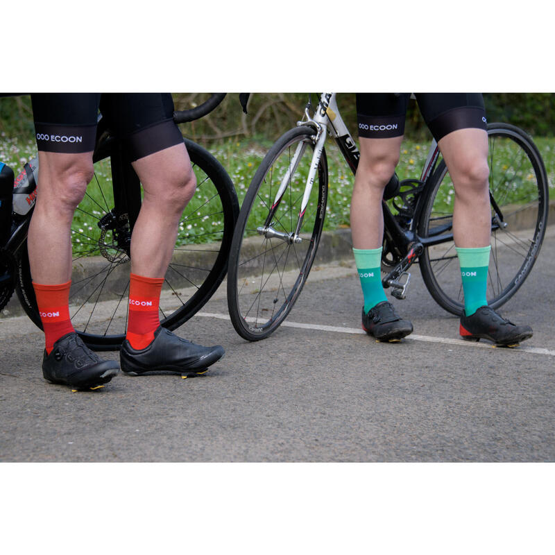 Chaussettes de cyclisme unisexe ECOON Marsous Vert