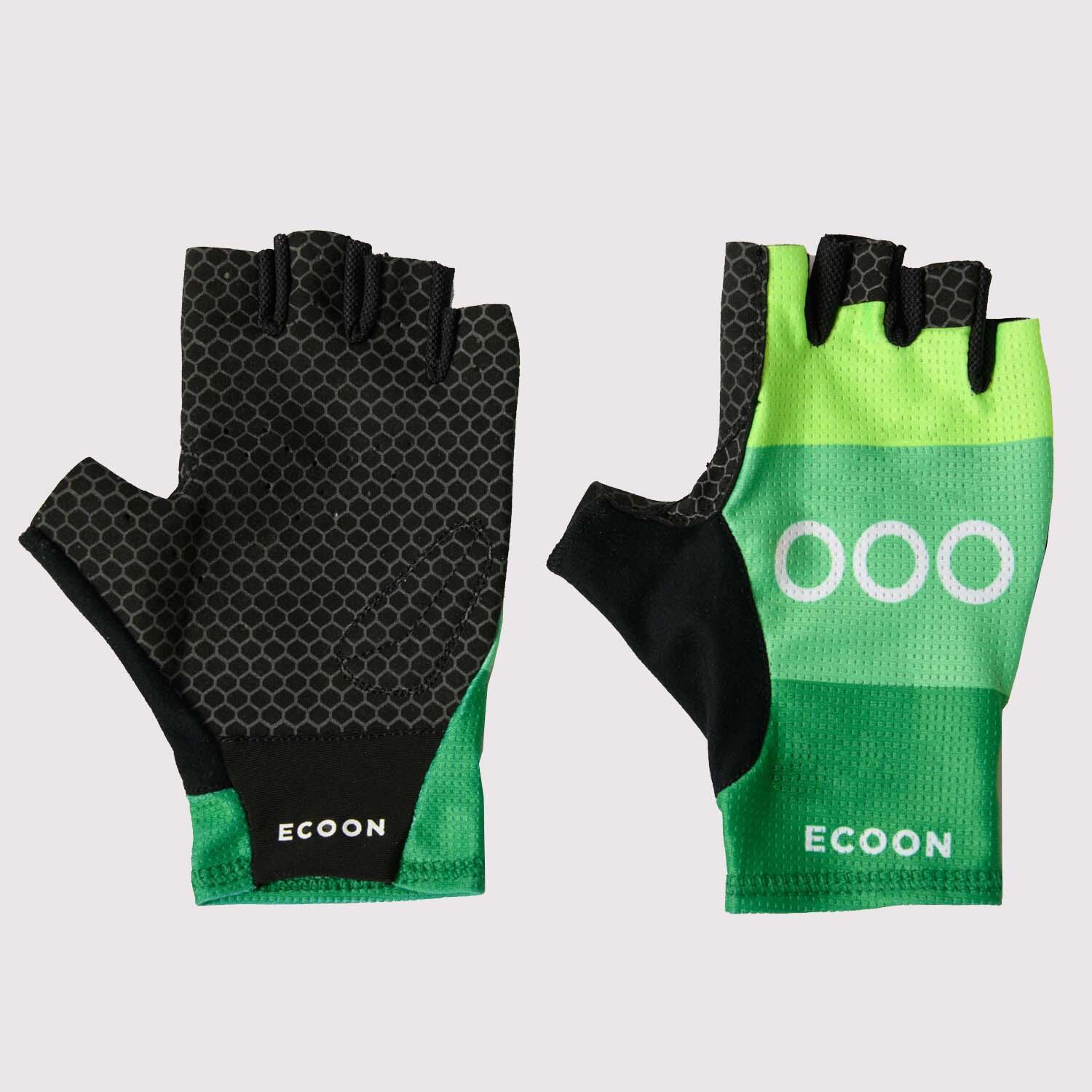 Gants de cyclisme ECOON modèle Briancon couleur Vert 2/6