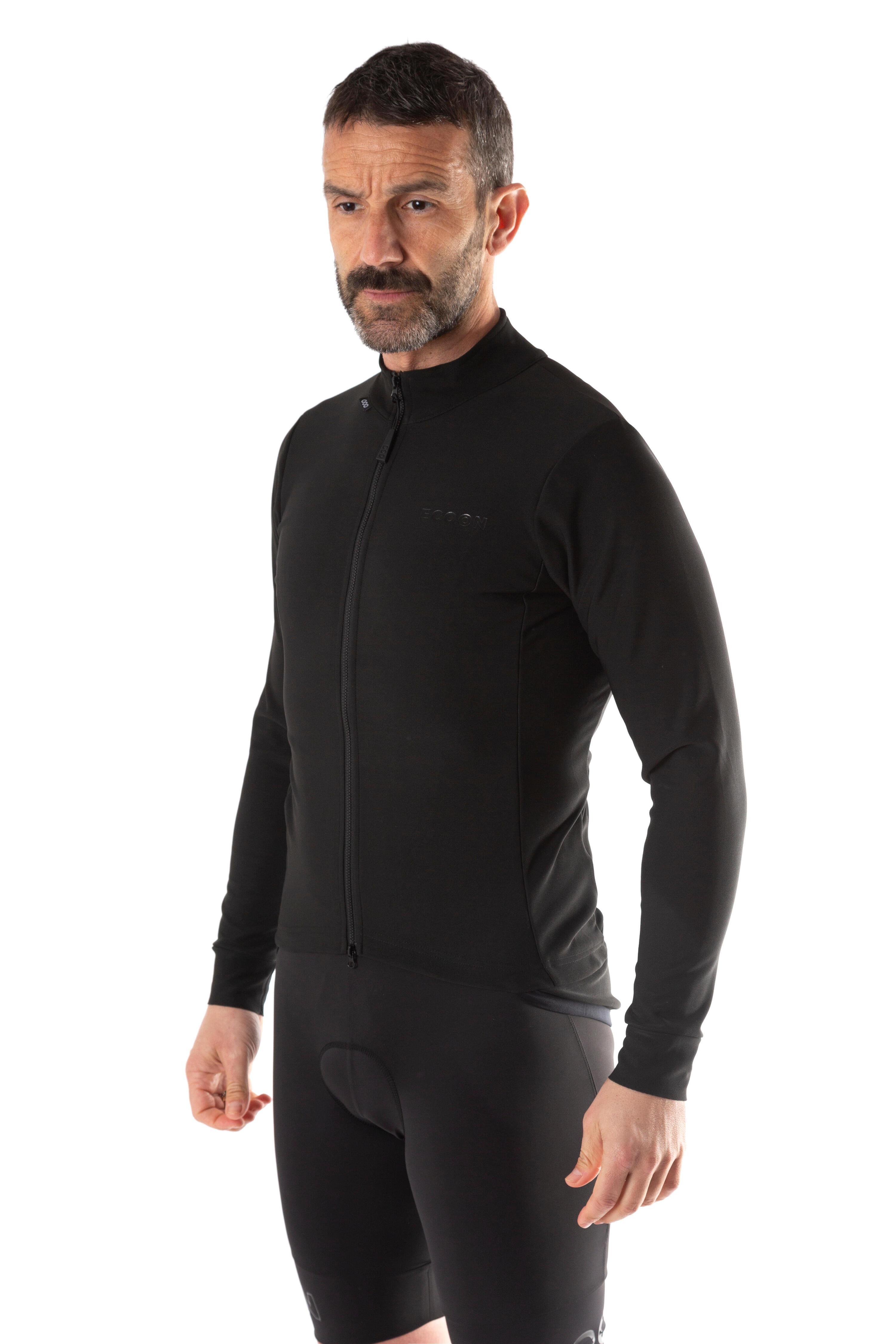 Cortavientos manches longues ECOON modèle Puy de Dóme couleur noir 3/5