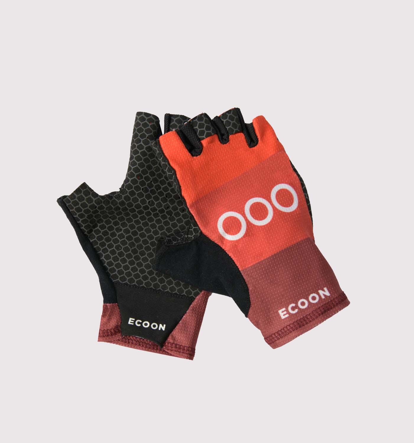 Gants de cyclisme ECOON modèle Briancon couleur rouge 3/7
