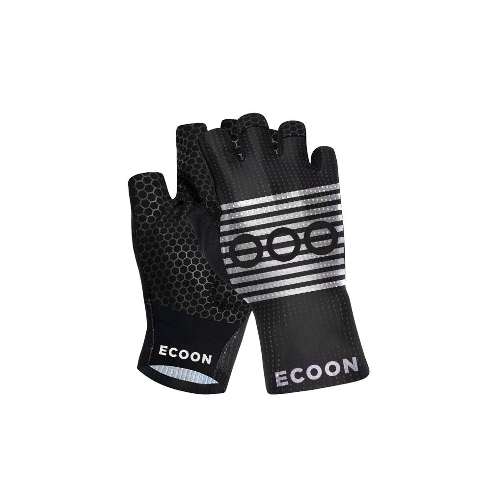 Gants de cyclisme ECOON modèle Alpe couleur noir 3/6