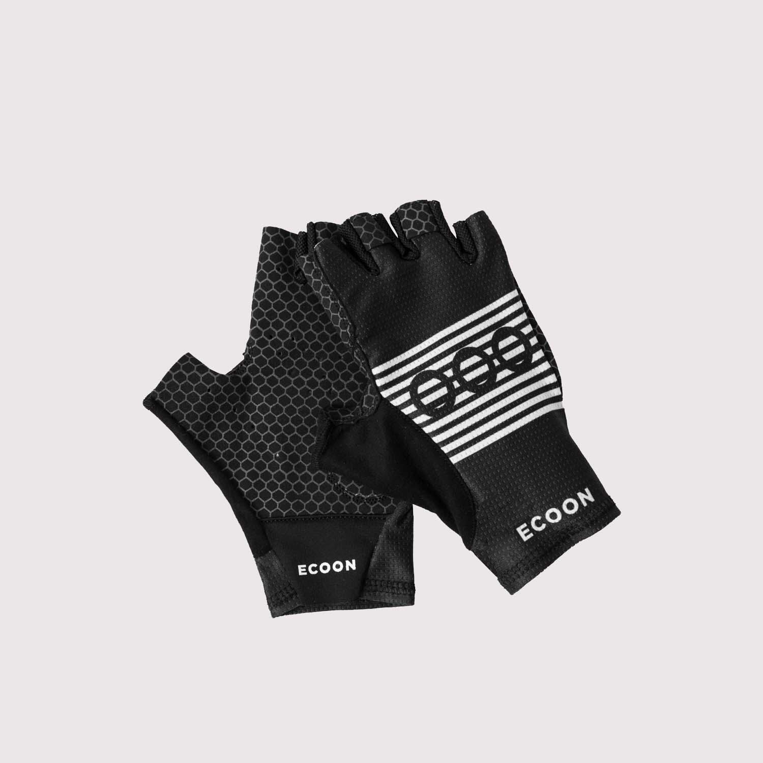 Gants de cyclisme ECOON modèle Alpe couleur noir 2/6