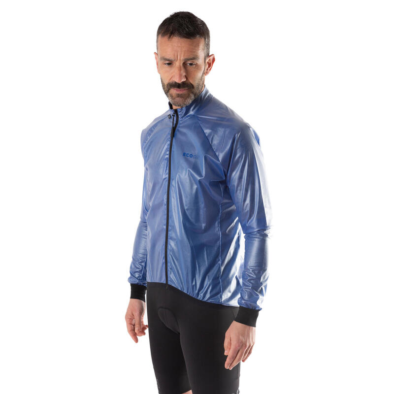 Coupe-vent de vélo pour homme ECOON Saint Gervais Bleu