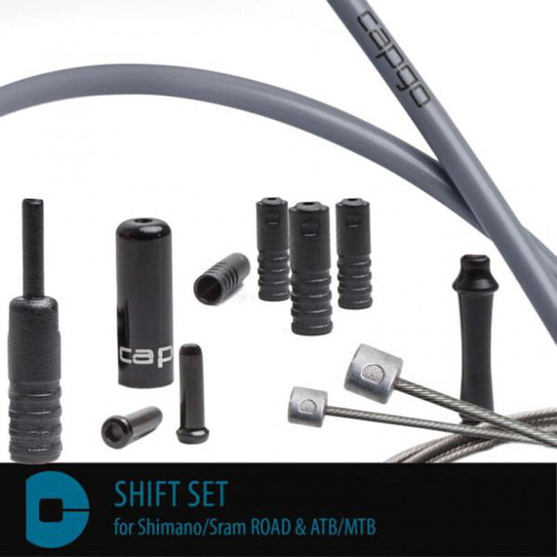 Juego de cables de cambio BL Shimano/Sram ROAD & ATB/MTB - Gris