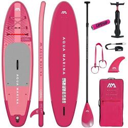 AQUA MARINA CORAL Raspberry SUP Board Stand Up Paddle gonflable FLOATTER bouée