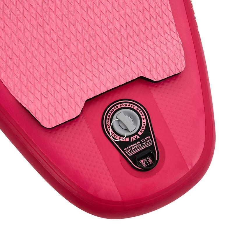 AQUA MARINA CORAL Raspberry SUP Board Stand Up Paddle Opblaasbare peddelboei