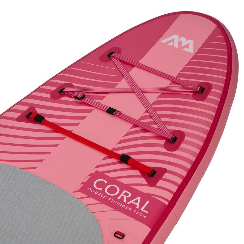 AQUA MARINA CORAL Raspberry SUP Board Stand Up Paddle gonflable FLOATTER bouée