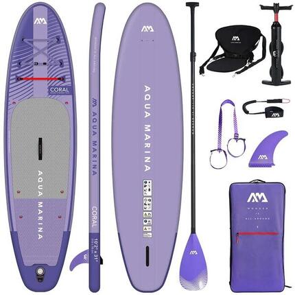 Deska SUP Aqua Marina CORAL NIGHT FADE 10'2" + SIEDZISKO