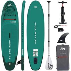 AQUA MARINA BREEZE SUP Planche de stand up paddle gonflable SOLID Pagaie