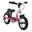 Bikestar, Classic, 10 inch loopfiets, roze / wit