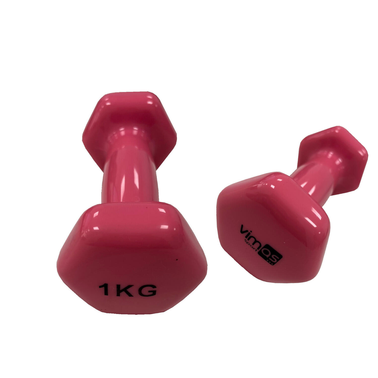 VIMAS SPORT Pesas De Vinilo 1 kg.  Set 2 unid.