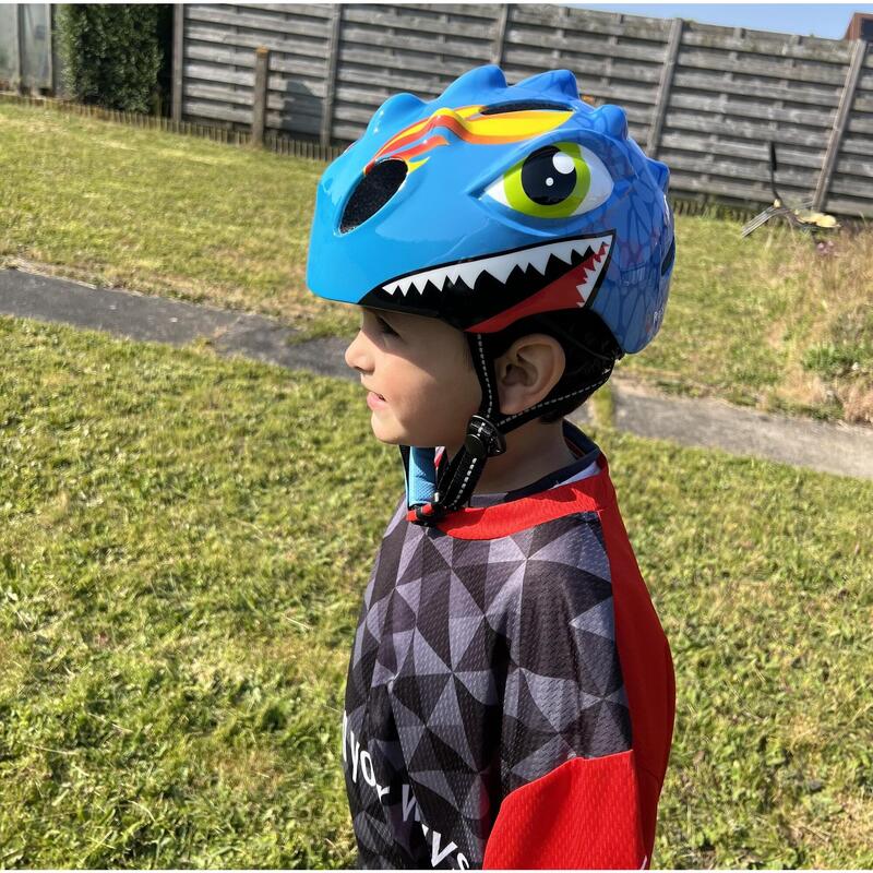 Cască de bicicletă pentru copii, albastră - Dino