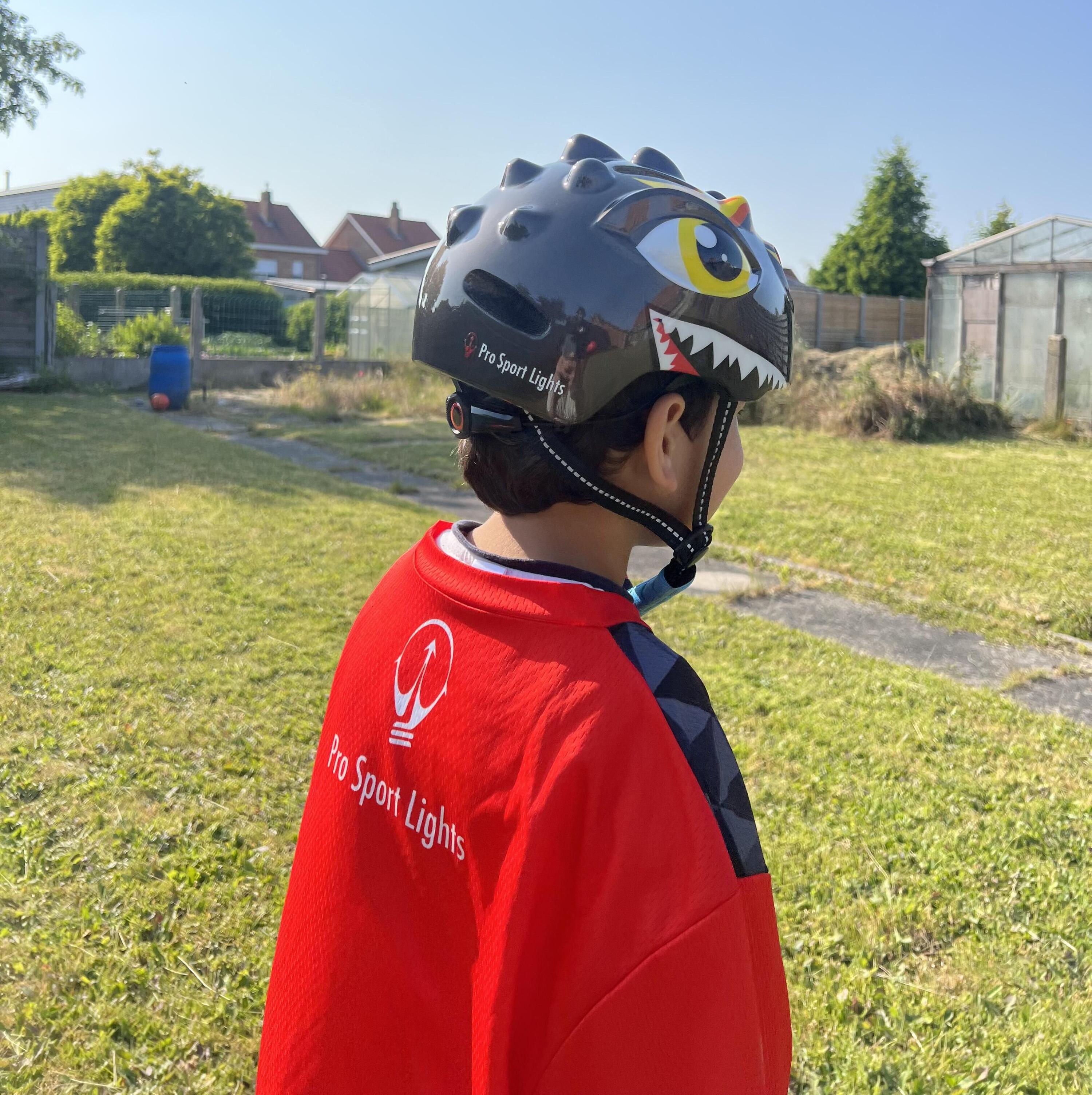Casco da bicicletta per bambini Dino XS 46-51 cm Antracite 7/7