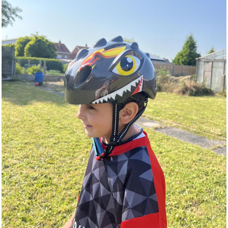 Casque vélo enfants - Casque enfant Dino XS Gris/Anthracite