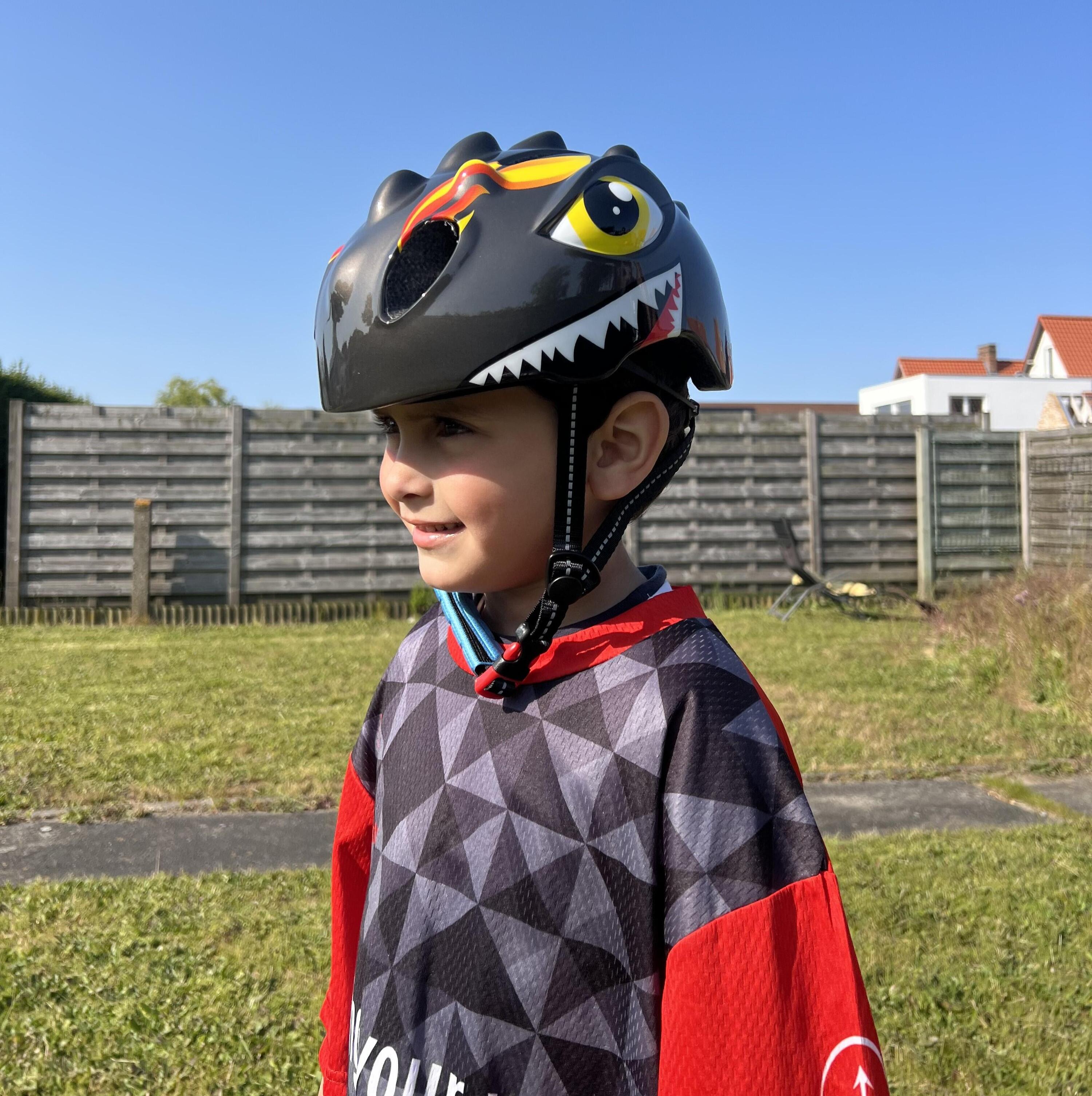 Casco da bicicletta per bambini Dino XS 46-51 cm Antracite 2/7