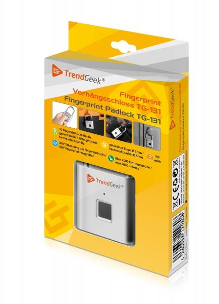 Cadeado Technaxx Fingerprint Padlock TG-131 5/7