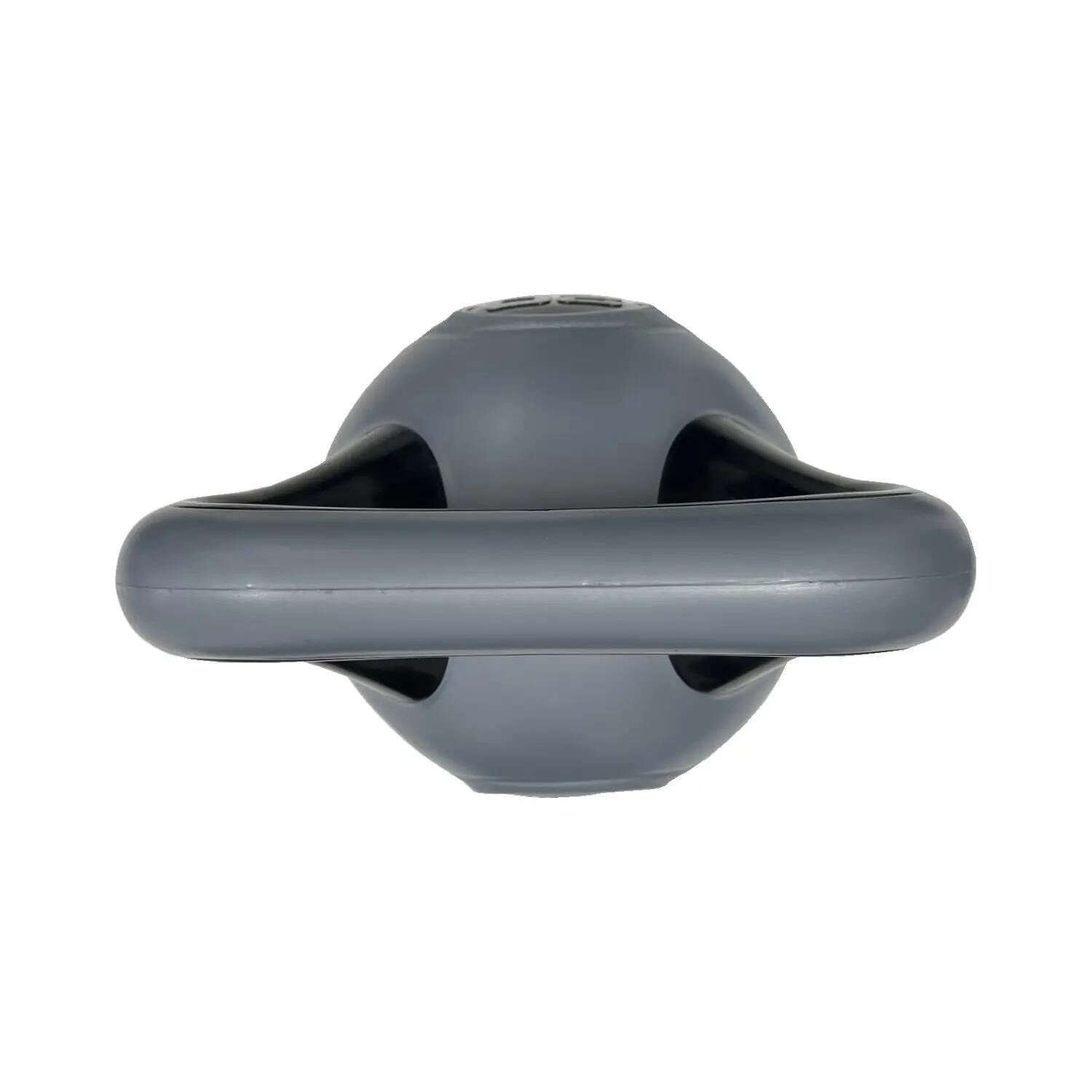 Kettlebell - Entrenamiento funcional - 20 kg - Vinilo - Gris 4/4