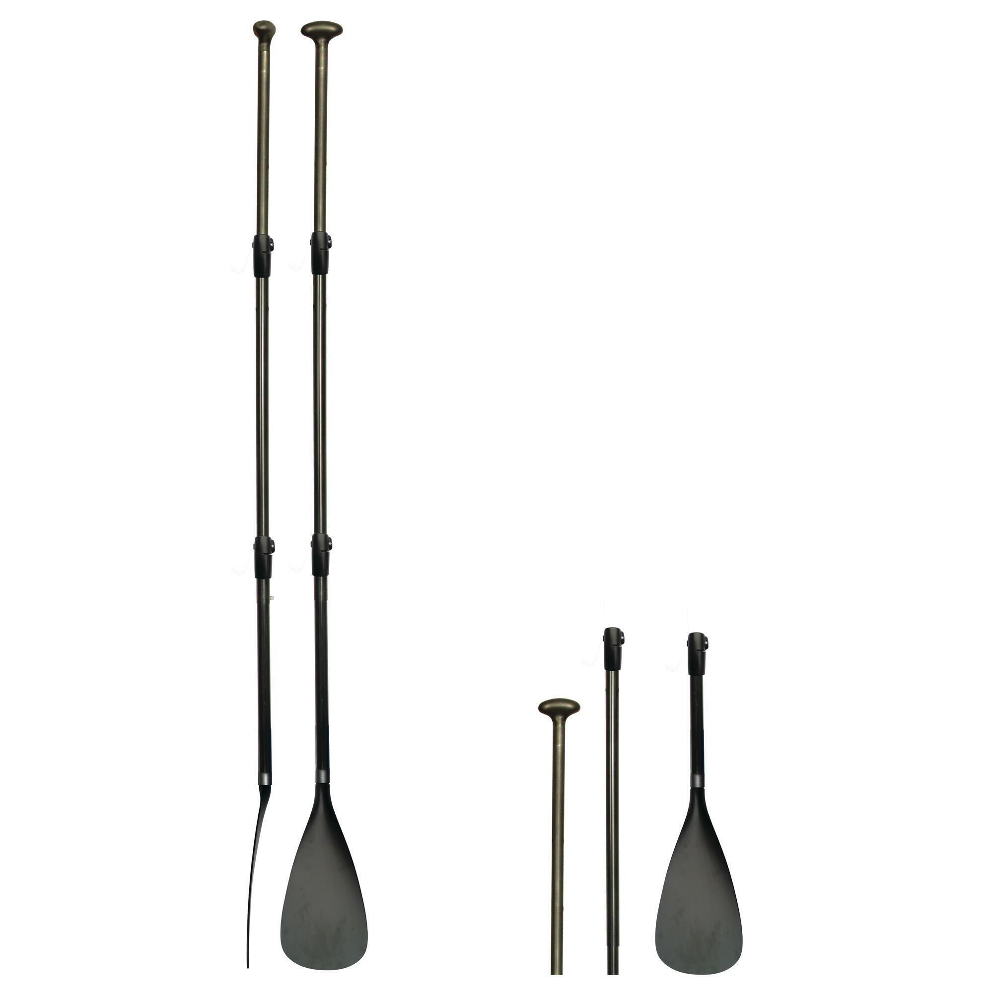 Adjustable 3 Piece Fibreglass SUP Paddle 1/3