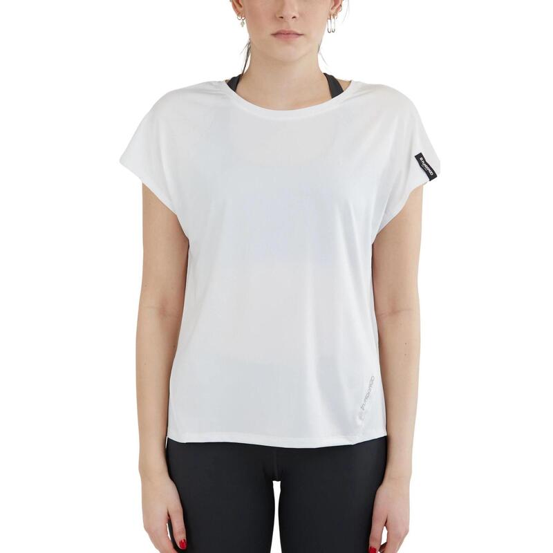 Tricou pentru sport, cu maneci scurte Hanabi T-shirt - alb femei