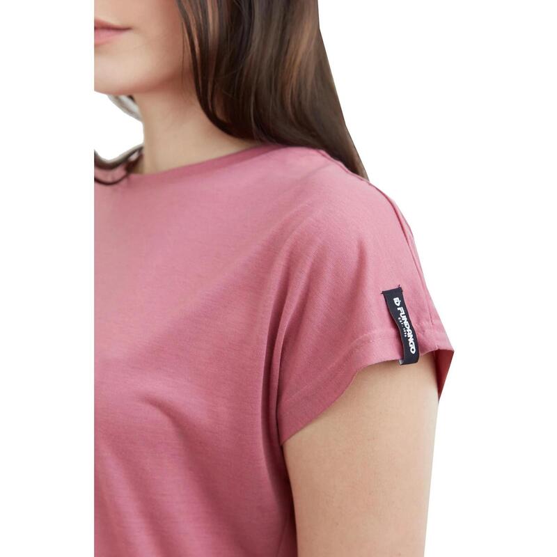 Rush T-shirt női rövid ujjú sport póló - magenta