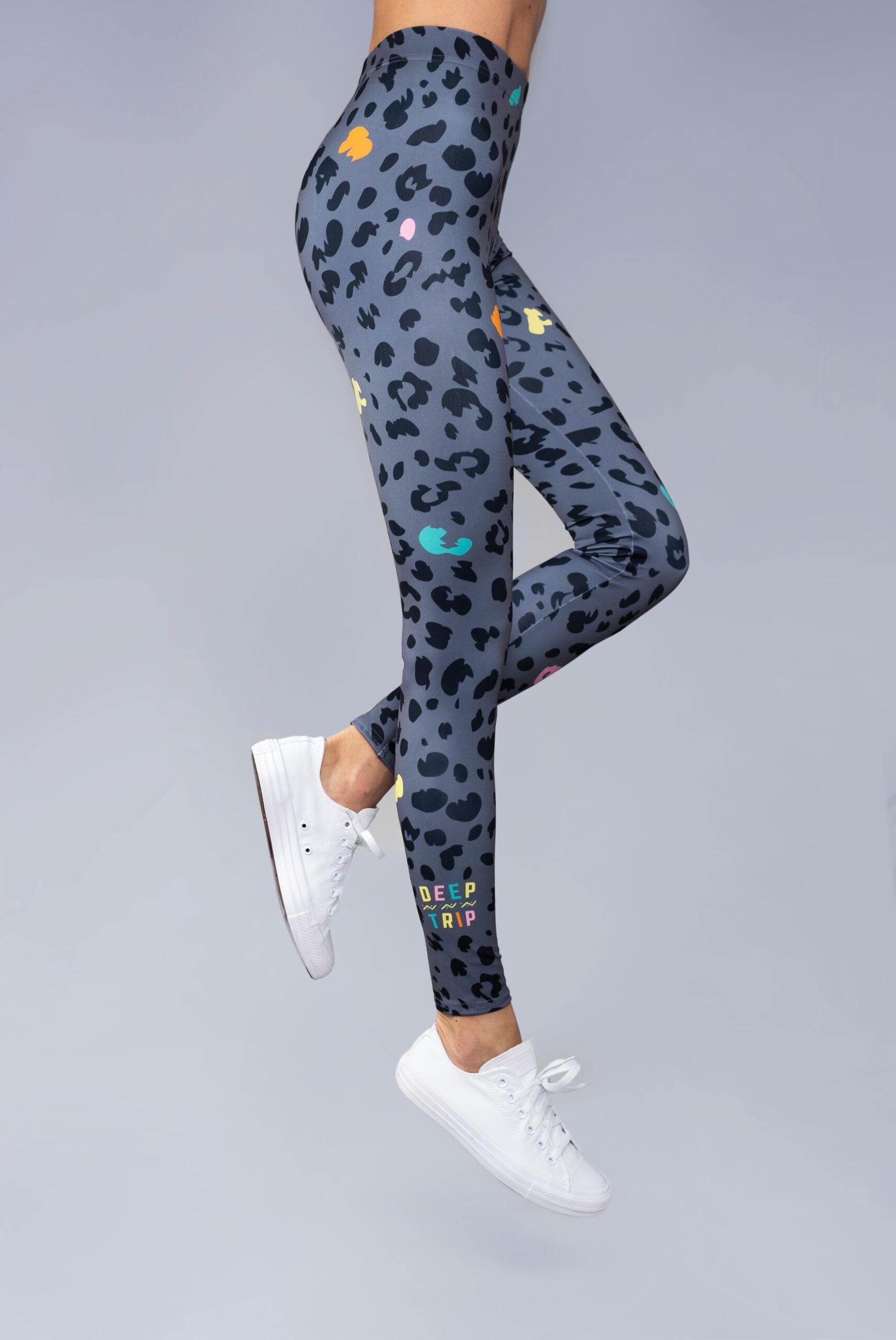 Legginsy sportowe damskie DEEP TRIP Leo 3/6