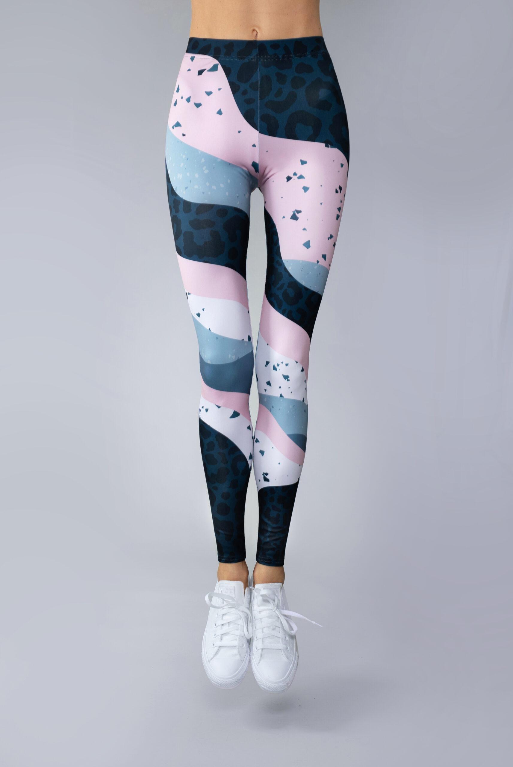 Legginsy sportowe damskie DEEP TRIP Koty 2/6