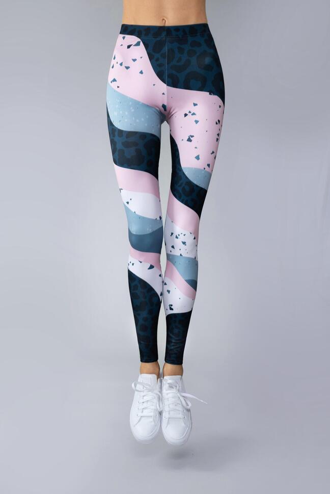 Legginsy sportowe damskie DEEP TRIP Koty