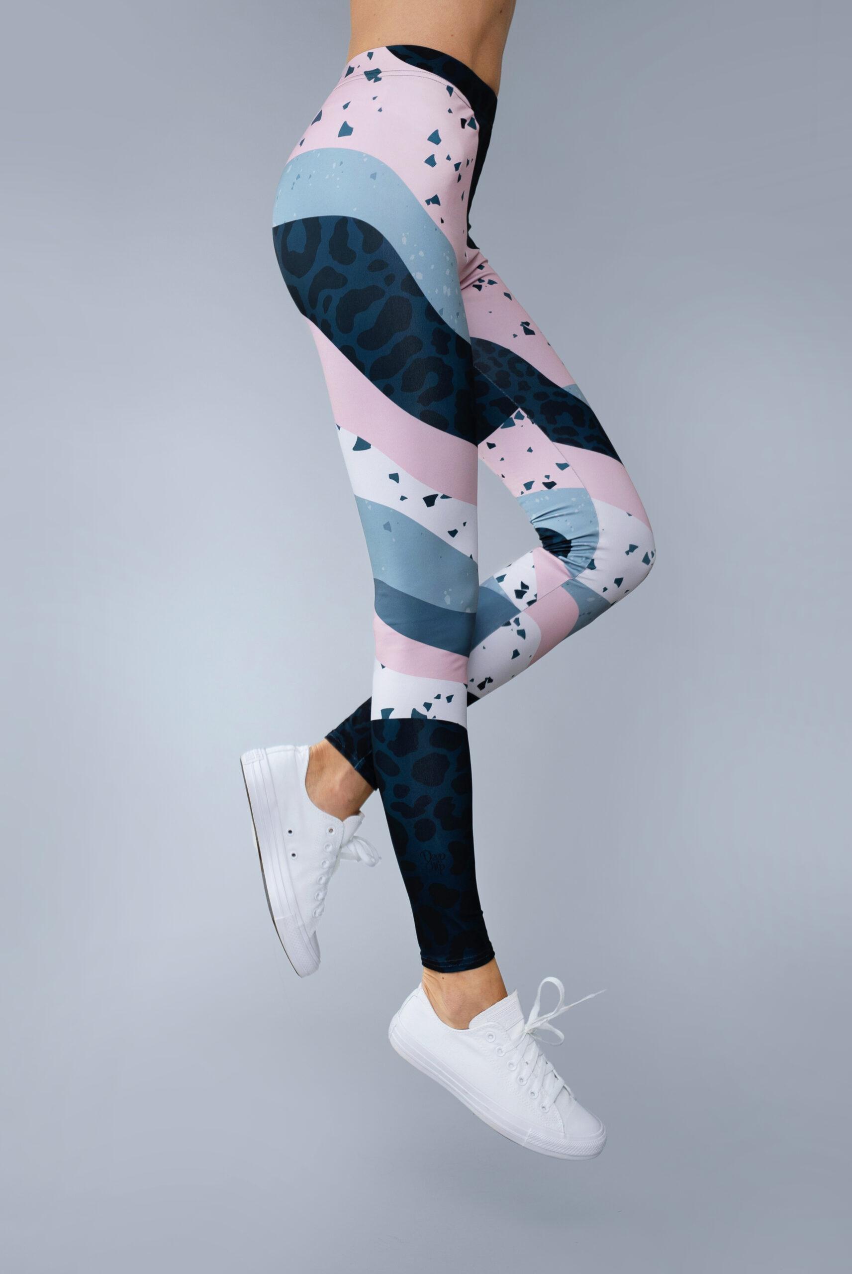 Legginsy sportowe damskie DEEP TRIP Koty 3/6
