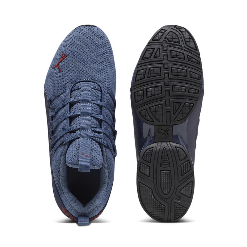 Scarpe da running Axelion Refresh da uomo PUMA Navy Inky Blue Dark Jasper Red