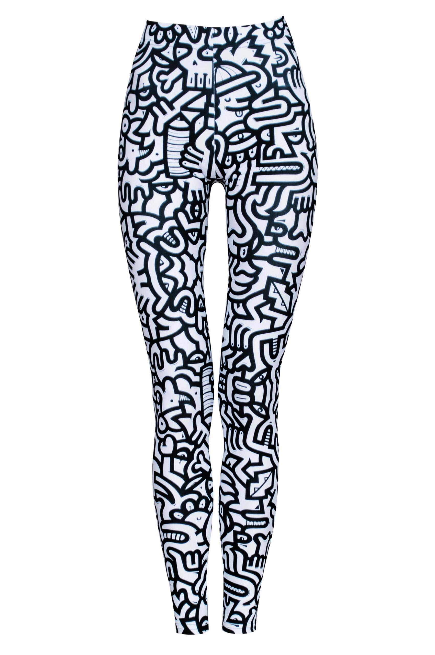 Legginsy sportowe damskie DEEP TRIP Dudle