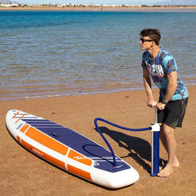GLADIATOR Elite 12'6" SPORT SUP Board Stand Up Paddle aufblasbar Surfboard