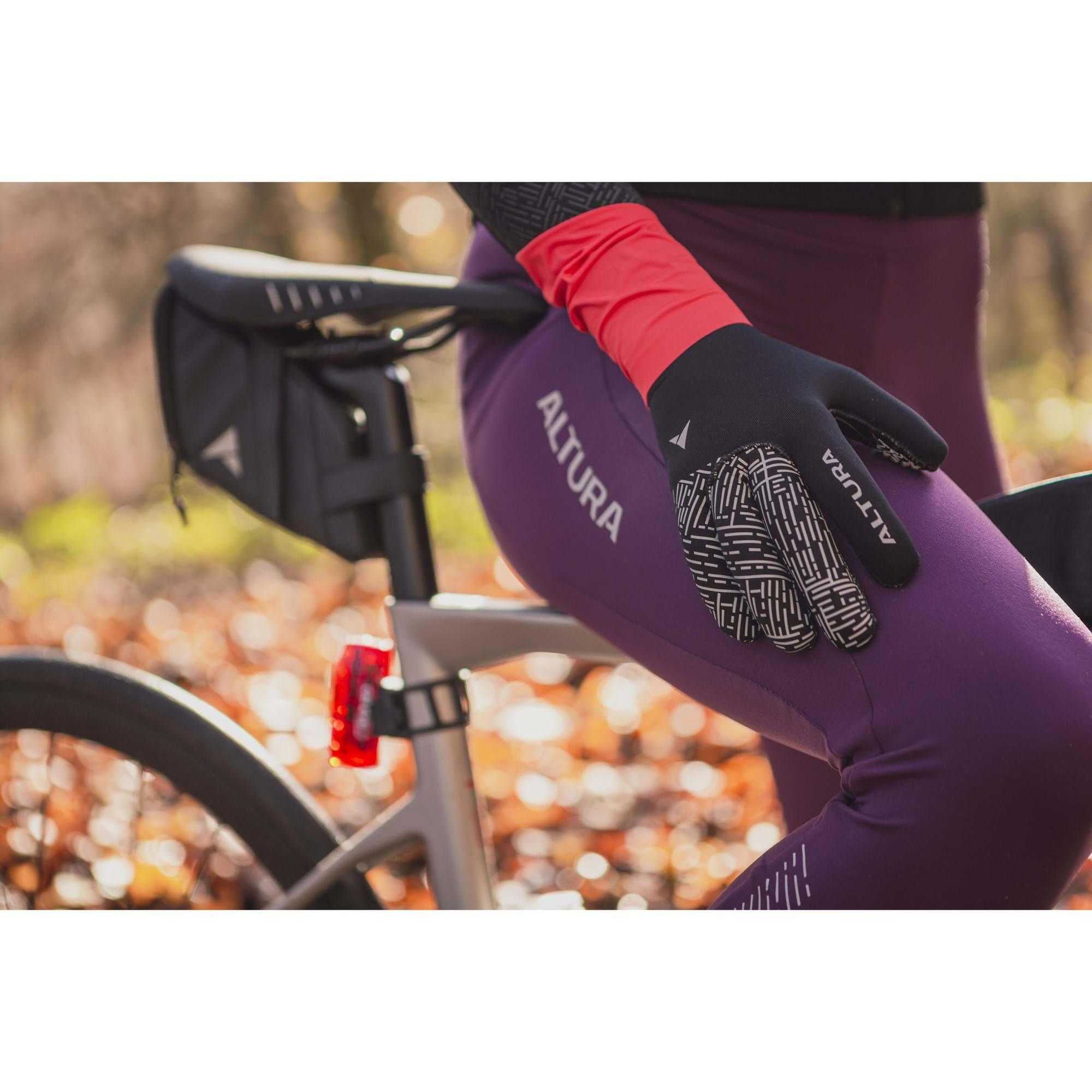 Nightvision Unisex Windproof Fleece Cycling Gloves 3/7