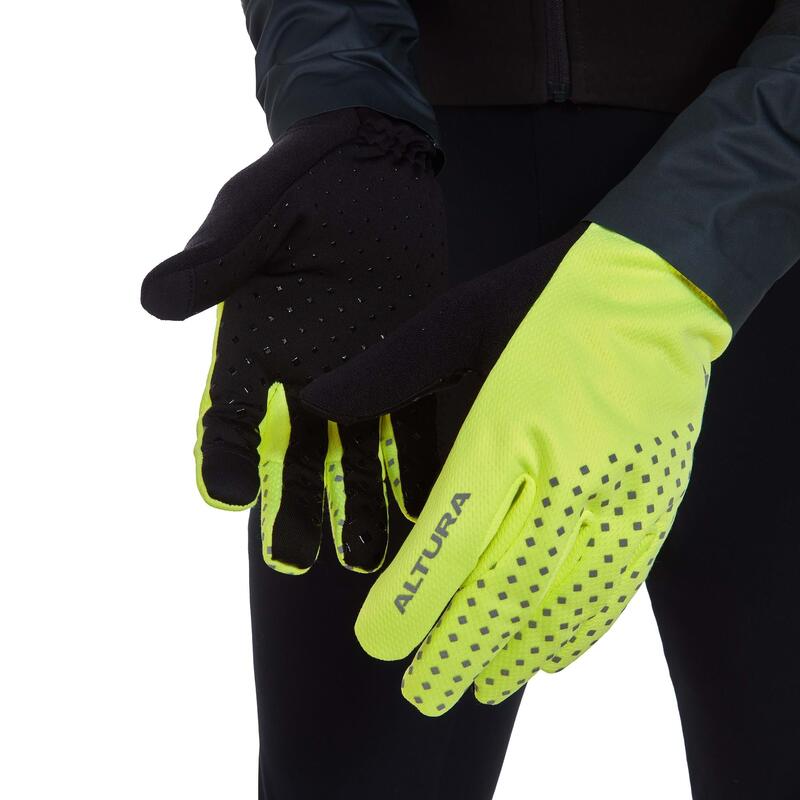 Gants de vélo Nightvision Coupe-Vent En Polaire