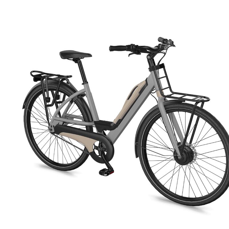 Vélo électrique robuste, pas lourd et complet, cadre bas, 7-vitesse, 80km