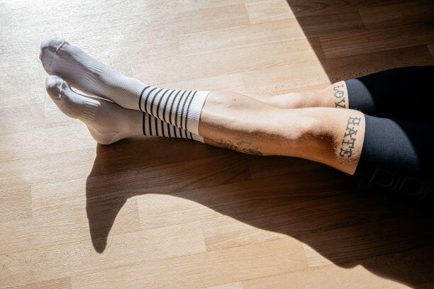 PIPPO Calcetines para bicicleta de carretera de Amsterdam a rayas 4/5