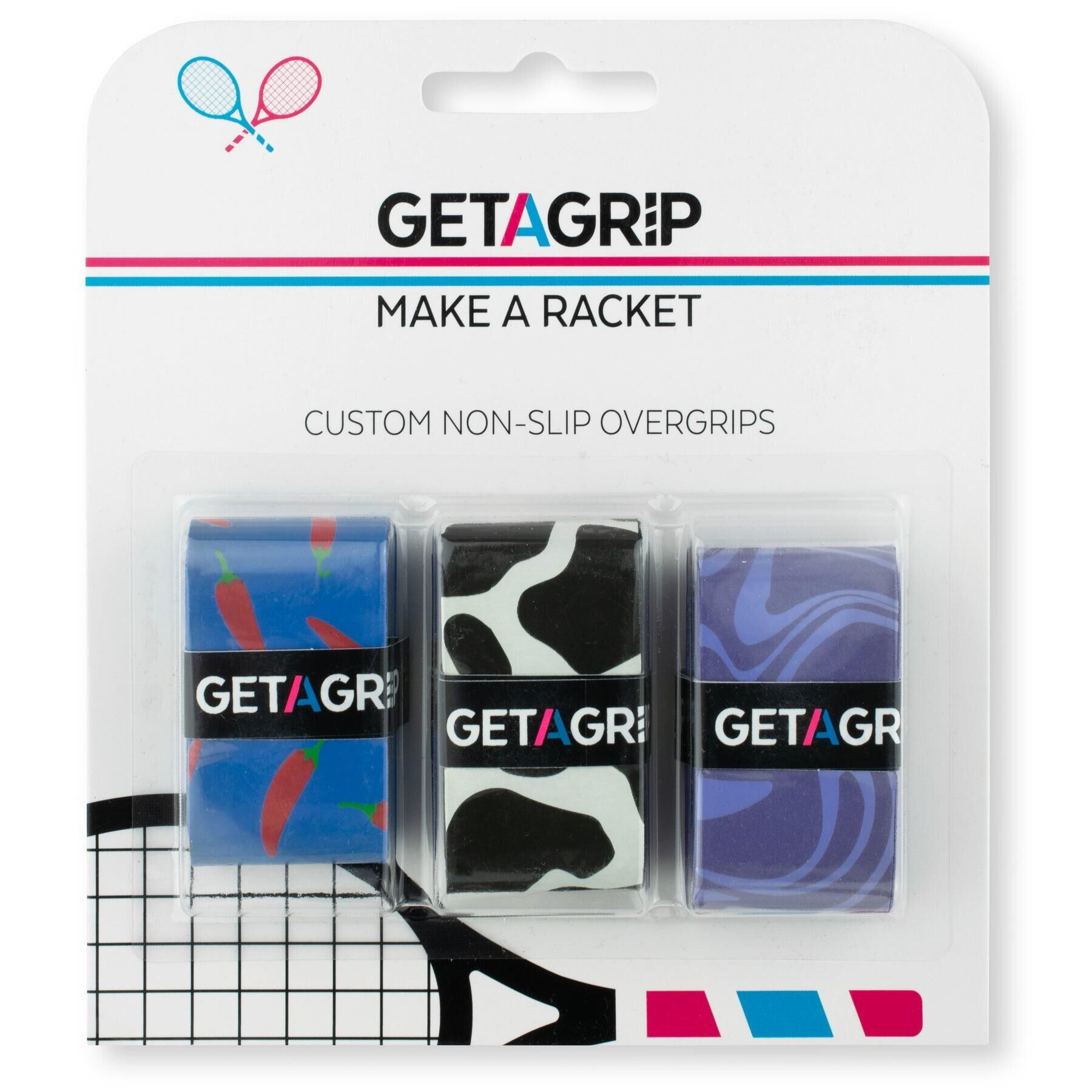 GET A GRIP Get A Grip Tennis Grips - Serve It Up Pack