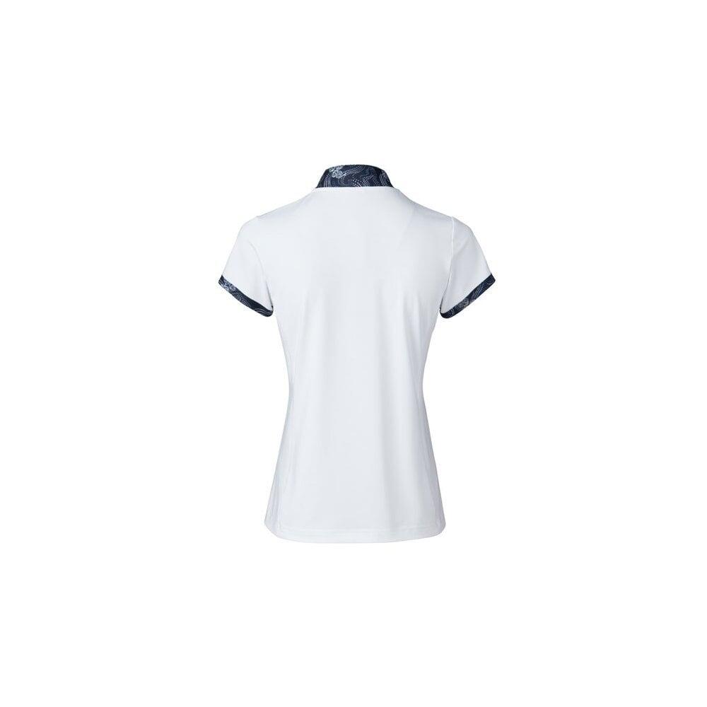 Daily Sports Raina Cap Sleeve Polo Shirt - White 2/3