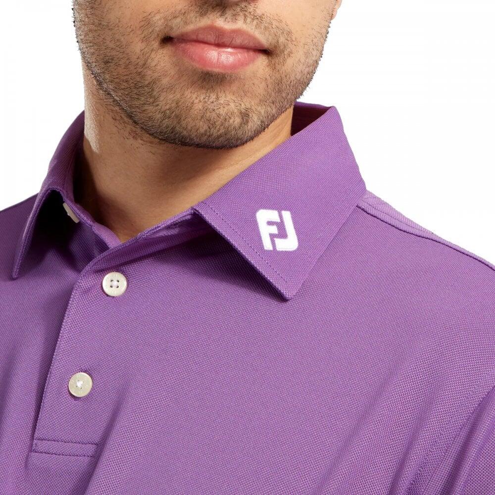 FOOTJOY Polo De Golf   Stretch Piqué Lilas Violet 3/5