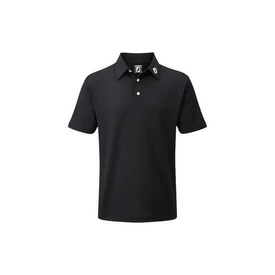 FOOTJOY Polo De Golf piqué extensible Noir