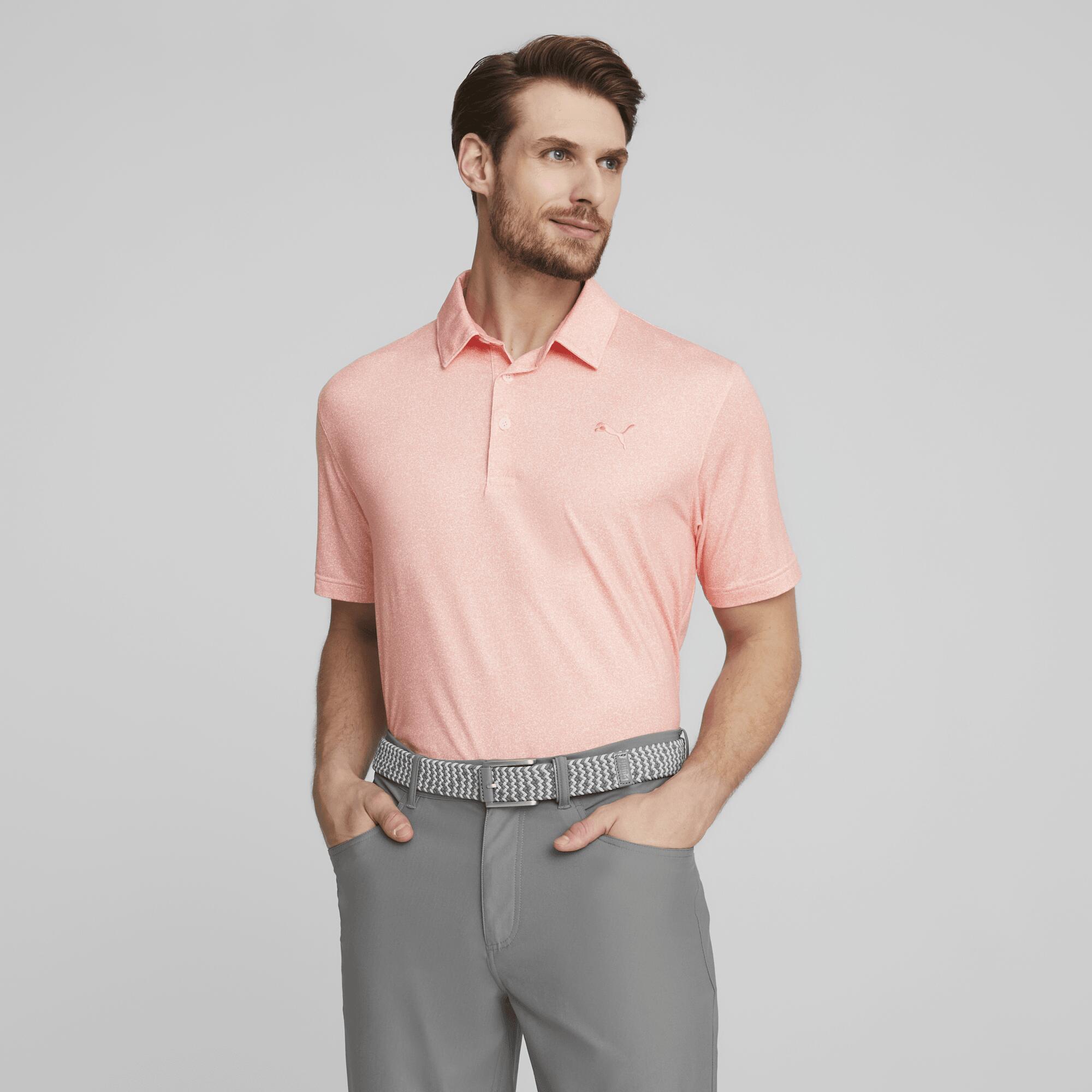 Puma Cloudspun Primary Polo - Flamingo Pink 3/5