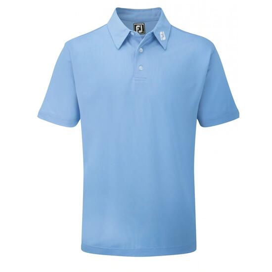 Polo da golf da uomo Footjoy Stretch Pique Solid blu