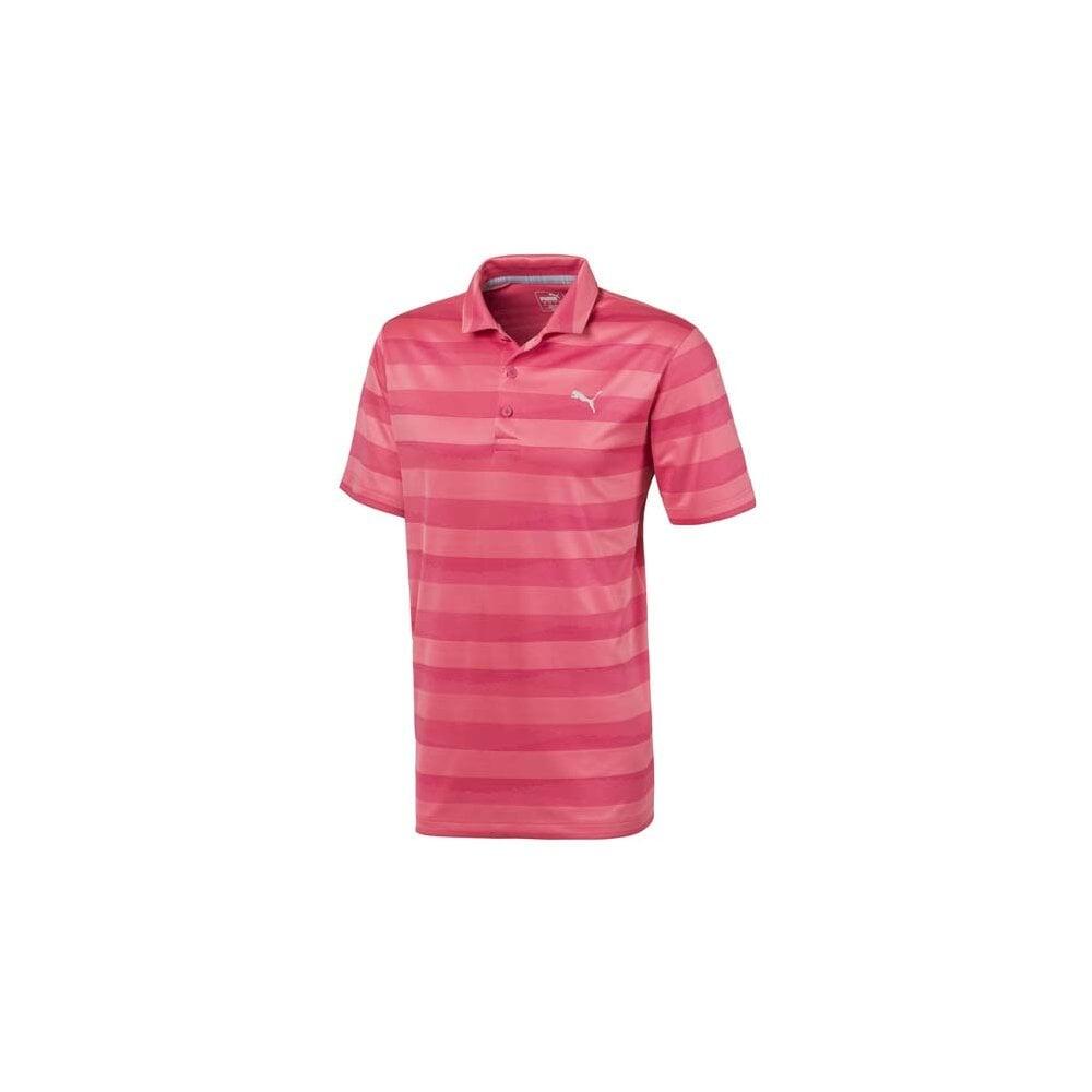 PUMA Puma ALT STRIPE POLO - RAPTURE ROSE