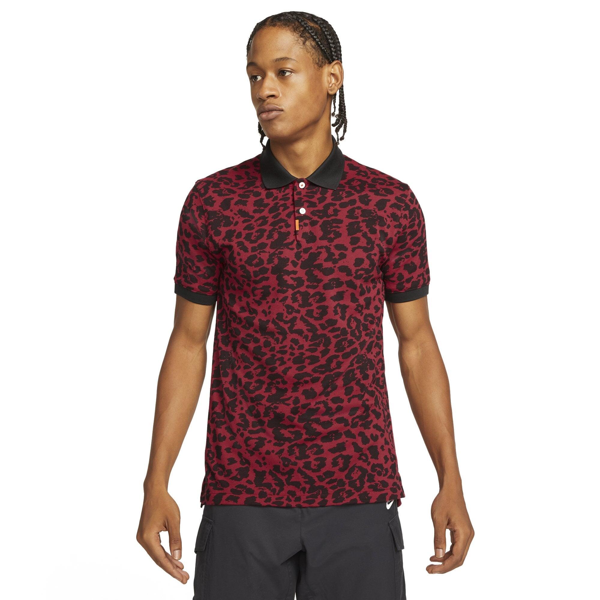The Nike Slim Fit Polo - POMEGRANATE/BLACK 1/1