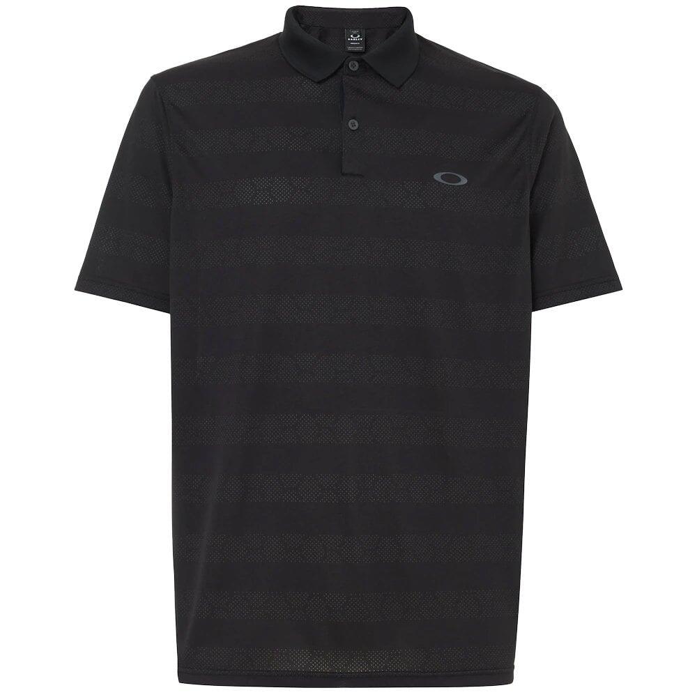 OAKLEY Oakley Contender Strip POLO SHIRT - Blackout