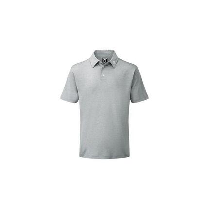 Polo Golf Footjoy Stretch Pique Solid Hombre Gris