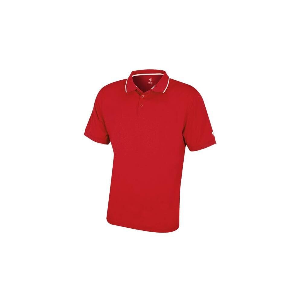 ISLAND GREEN Island Green Performance Polo - Red