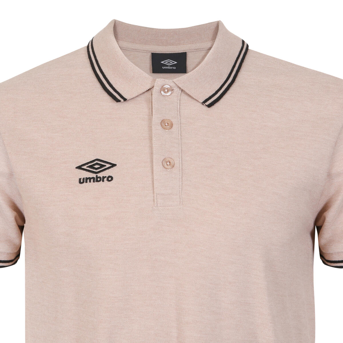 Polo Uomo Beige Umbro Net per il Tempo Libero 3/3