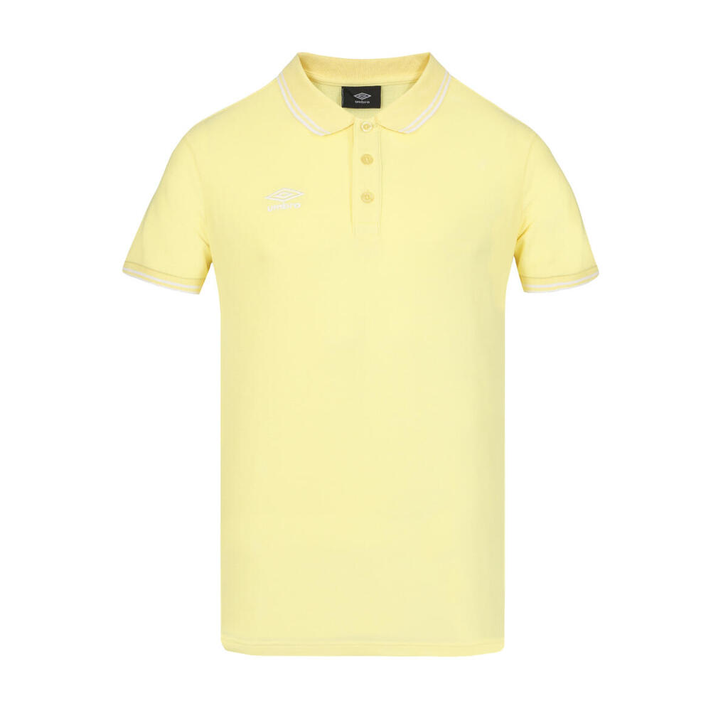 Umbro Men's Yellow Polo Shirt