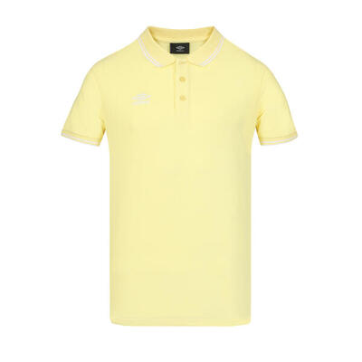 Umbro gele polo voor heren - comfortabele sportieve polo