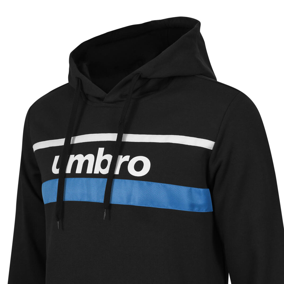 Felpa Uomo Umbro Spl Net Hd Nera/Blu con Cappuccio 3/3